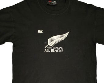 Vintage 90s Canterbury All Black New Zealand Rugby T-shirt