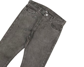 W29x26 Vintage Ron Herman Waxed Skinny Denim Jeans Y2k