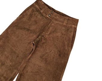 Vintage Comme des Garcons pantalones acampanados de terciopelo - AD2002