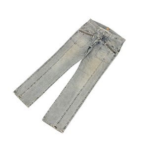 00’s jackrose coated straight denim JACKROSE CRASH DENIM – glam archive