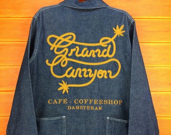 Vintage GDC GRAND CANYON Embroidered Height Denim Chore jacket