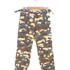W29x27 Vintage ISSEY MIYAKE Tsumori Chisato Camoflouge Military Tactical  Cropped Cargo Pants waist 29