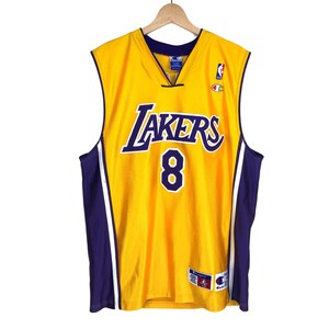 Champion 90s vintage LA Lakers Kobe Bryant away #8 Jersey