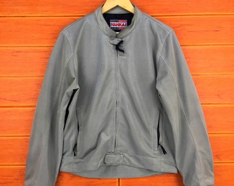 Vintage 90s NANKAI Motorcycle Jacket: Japanese Caferacer Rider, Medium