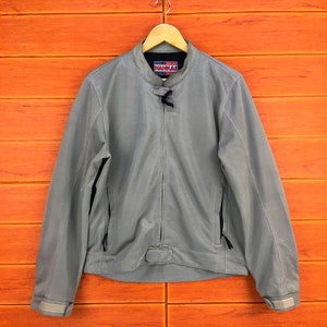 Vintage 90s NANKAI Motorcycle Jacket japanese brand motorcycle jacket caferacer rider medium size