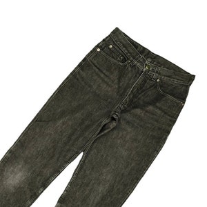 W28x32.5 1998 Gucci Black Selvedge Denim Jeans Tom Ford Era Waist