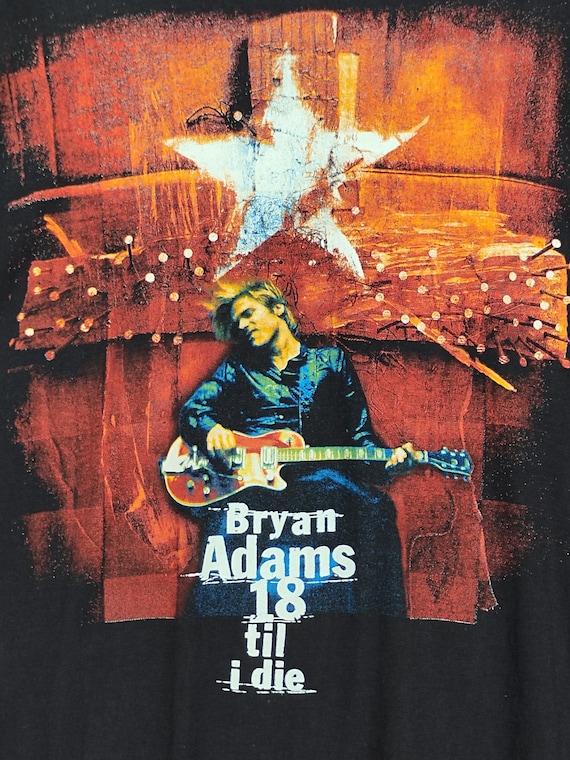 Vintage 90s Bryan Adams Tour T-shirt: 18 Til I Die, Size XL - Etsy UK