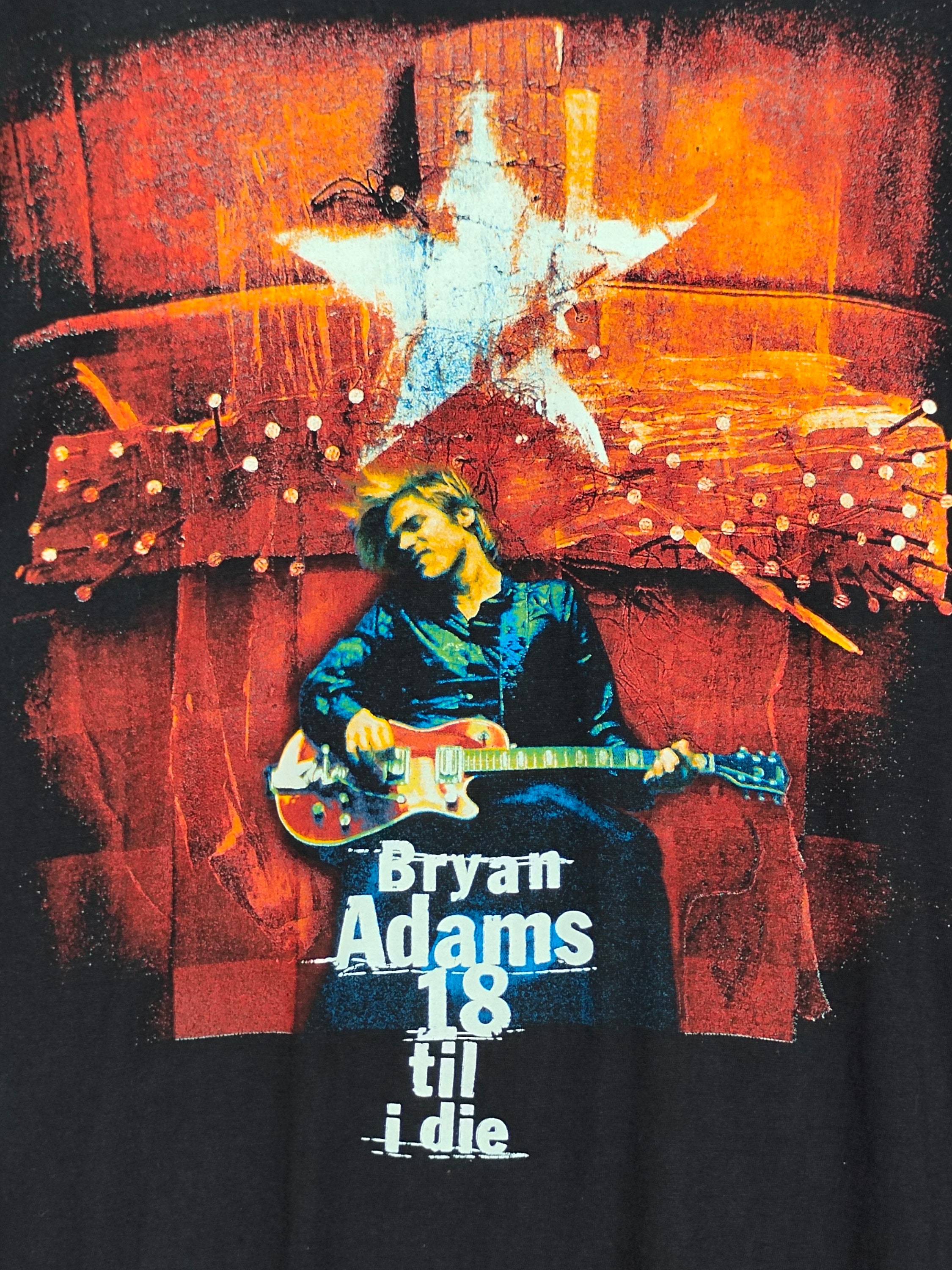 Vintage 90s Bryan Adams Tour T-shirt: 18 Til I Die, Size XL - Etsy