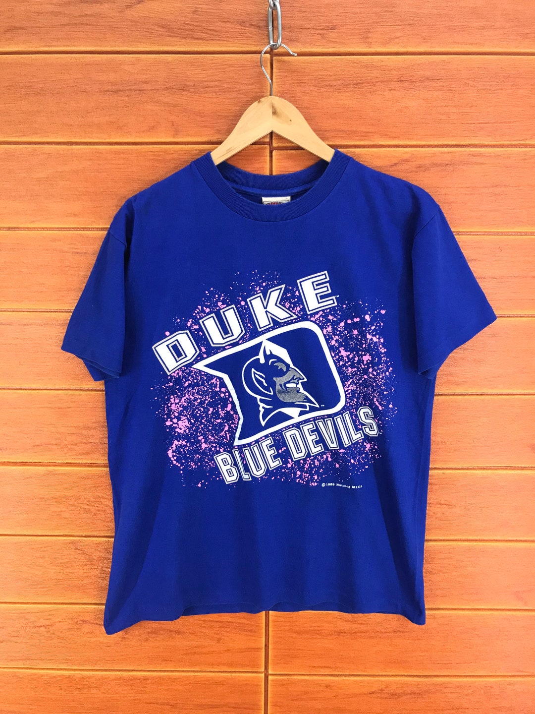 Rare Vintage Adidas Duke University Blue Devils Soccer Jersey Size