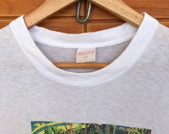 【ヴィンテージ】アートTシャツ　ポールゴーギャン　artタヒチ 90年代ヴィンテージ ポール・ゴーギャン タヒチアート Tシャツ