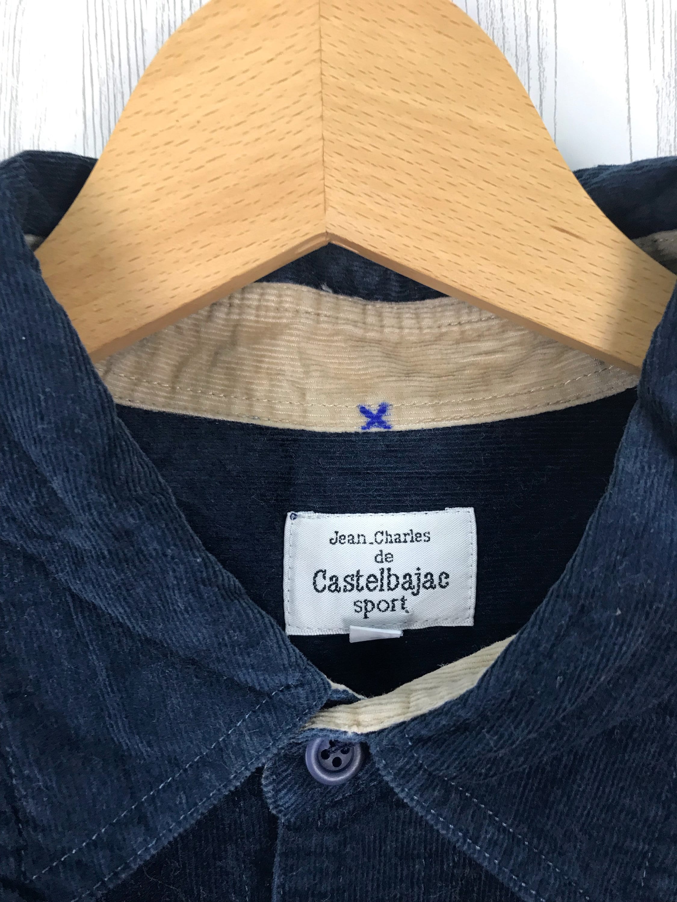 Rare Vintage Jean Charles De Castelbajac Sport Velvet Button up