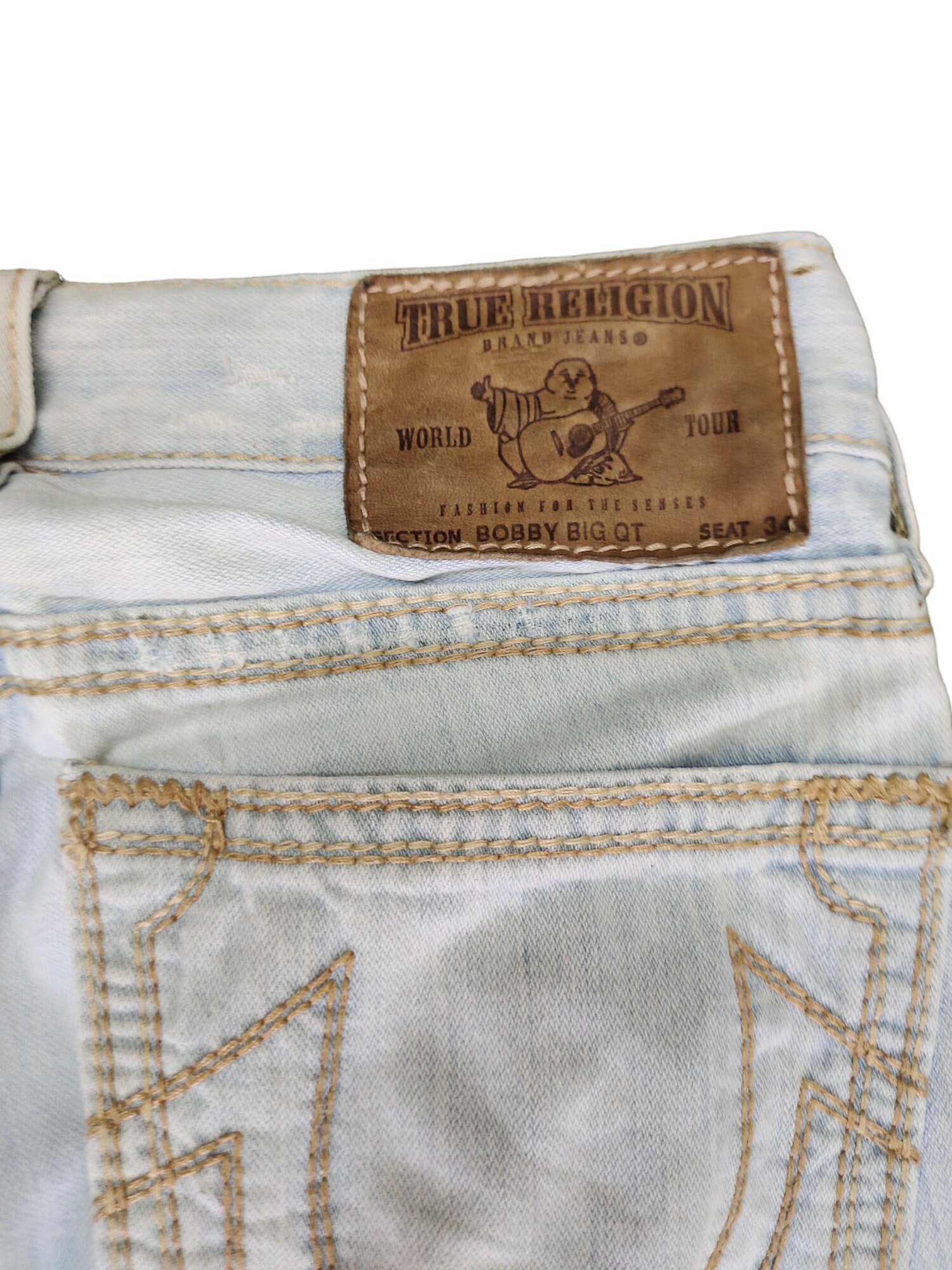 W29x31.5 Vintage True Religion BOBBY BIG QT Denim Jeans W29x31.5 Vintage True Religion BOBBY BIG QT Denim Jeans