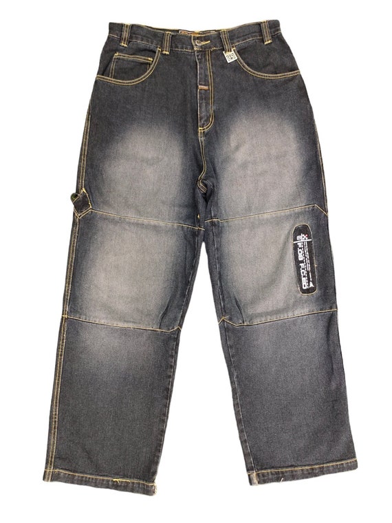 W33x28 Vintage Baggy Jeans Freaky Massive 808 Wide Leg Jeans W33x28 Vintage Baggy Jeans Freaky Massive 808 Wide Leg Jeans