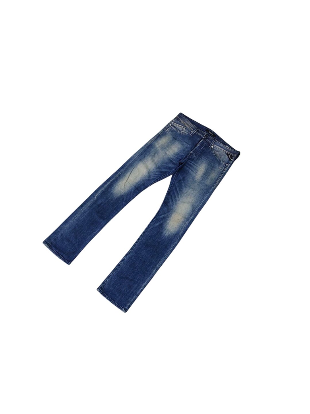Vintage Y2K Replay Faded Denim Jeans - Clawmark Rusty Streetwear