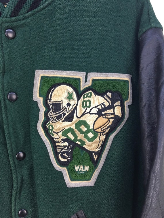 Vintage VAN JAC BASEBALL Varsity Jacket Leather/wool / Size M - Etsy