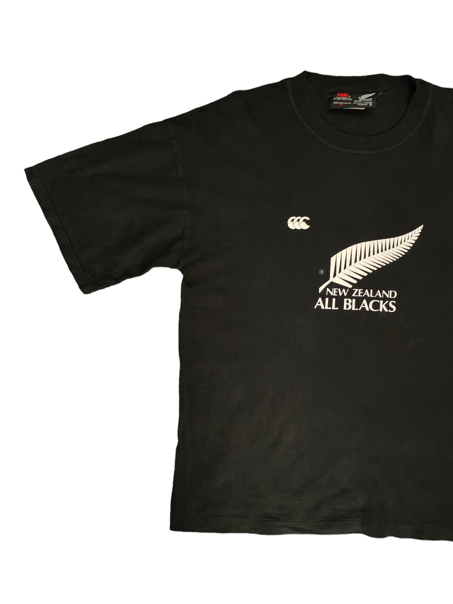 Vintage 90s Canterbury All Black New Zealand Rugby T-shirt