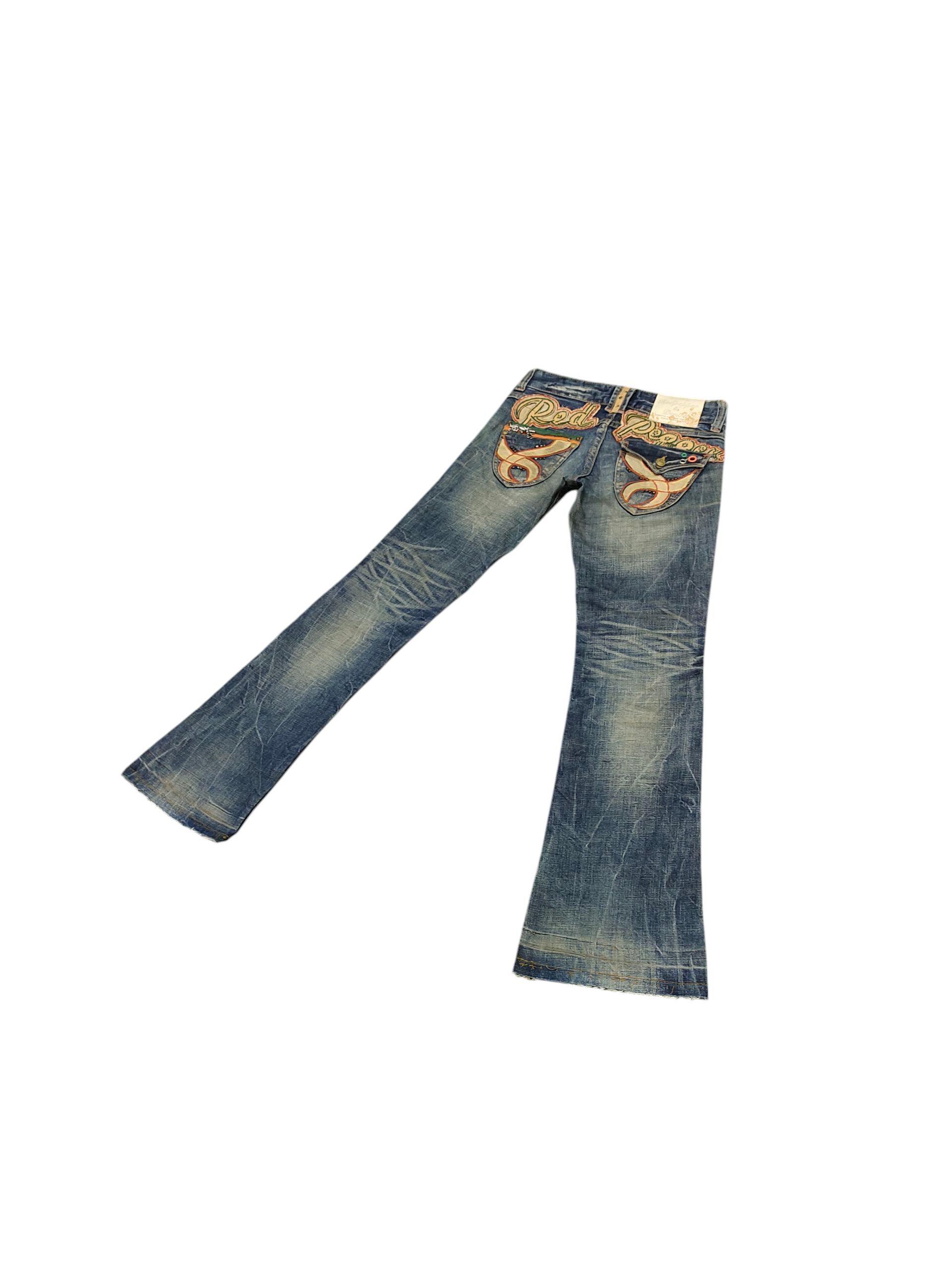 Red Tornado Jeans - Etsy
