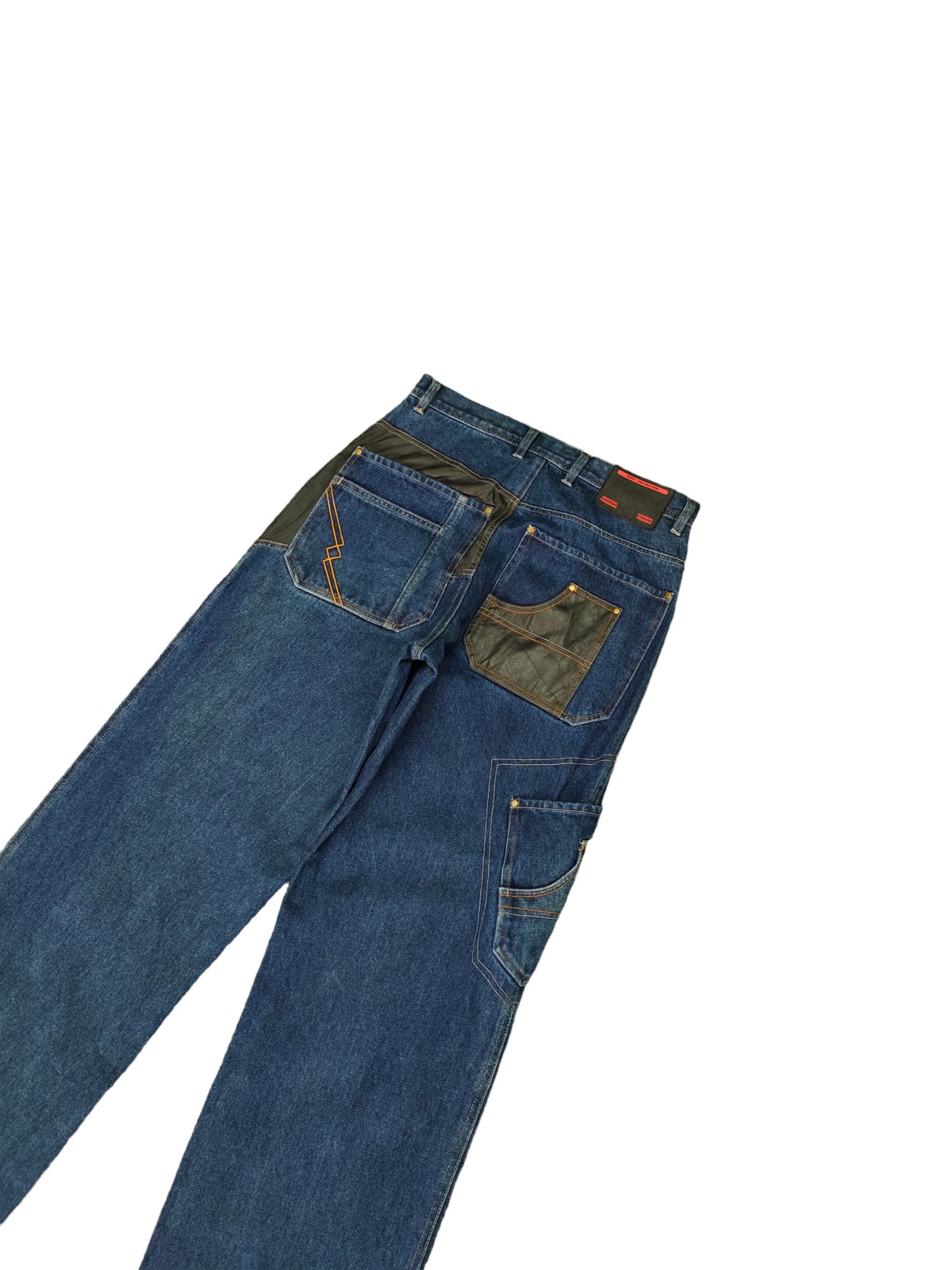 VTG Evolution In Design Baggy Skater Y2k Jeans Denim Grunge