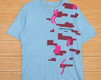 Vintage AD2000 Comme Des Garcons Homme T-Shirt: Art Design, Size M
