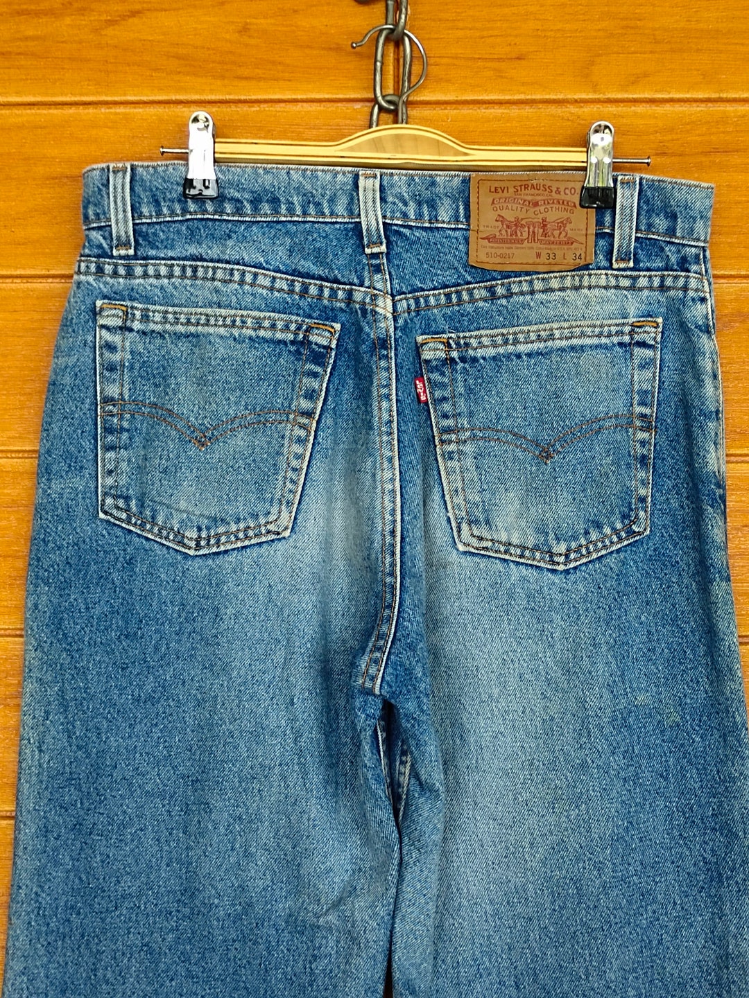 W32x28.5 Vintage 1994 LEVIS Top Button 525 Made in Usa Denim W32x28.5 Vintage 1994 LEVIS Top Button 525 Made in Usa Denim