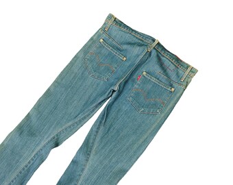 Vintage Levi's Engineered Side Buckles Light Wash Blue