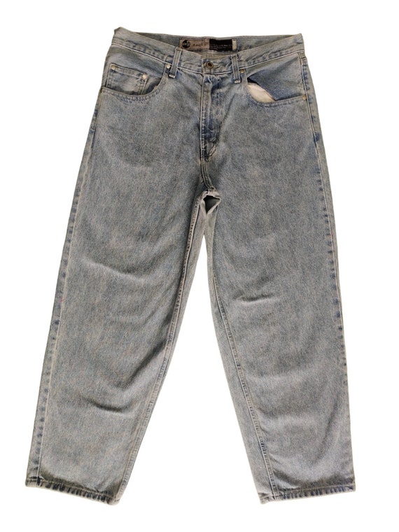 Buy Size 33x29.5 Vintage Baggy Jeans Levis Silver Tab Baggy Wide