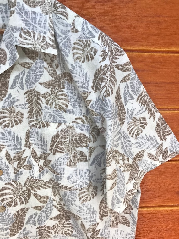Vintage Maui Trading Company Leafs Hawaiian Shirt… - image 3