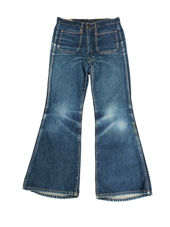 Flare Jeans Big John Distress Faded Bootcut Bell Bottom 80s