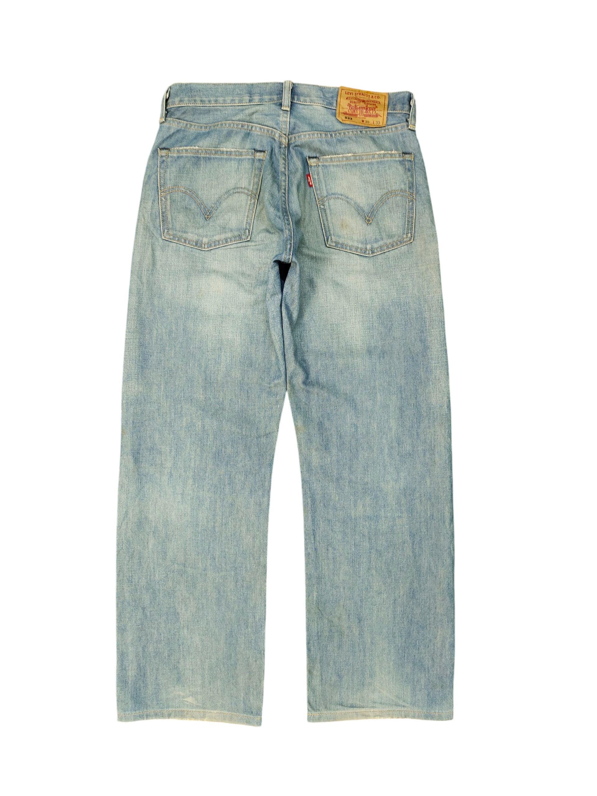 Vintage Levis 553 Jeans: Faded Clawmark Denim, Waist 30 - Etsy
