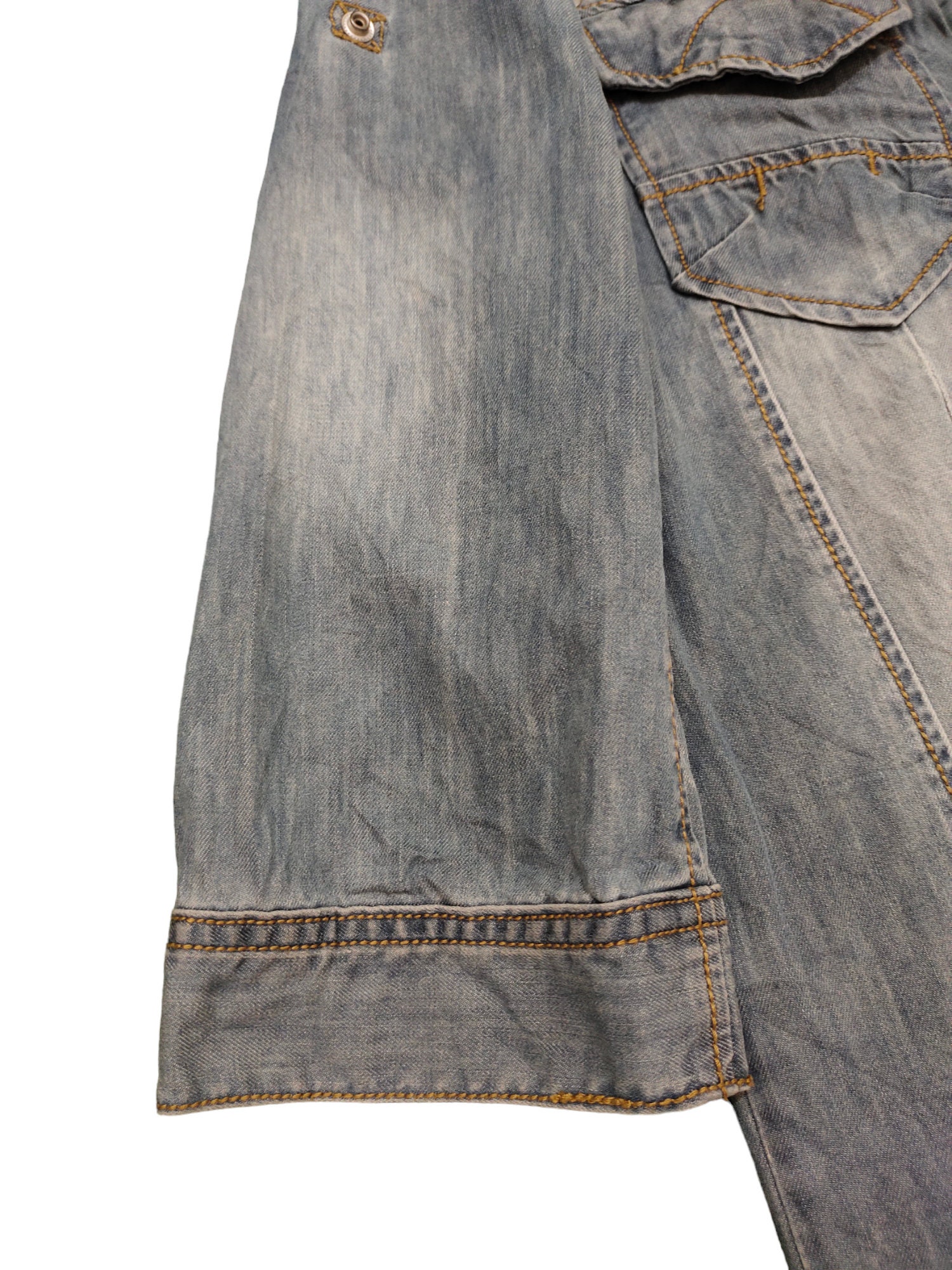 Vintage Y2k Tornado Mart Double Pocket Denim Shirt Tornado Vintage Y2k Tornado Mart Double Pocket Denim Shirt Tornado