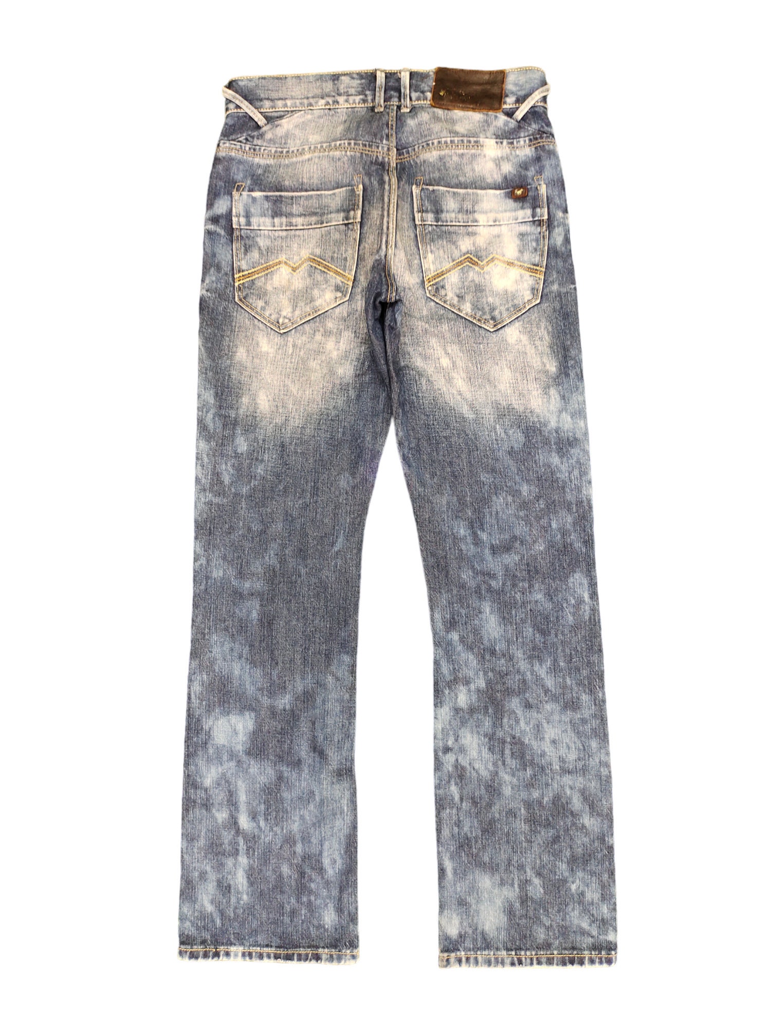 W31x32 Vintage Y2k Mustang Clawmark Faded Denim Pants