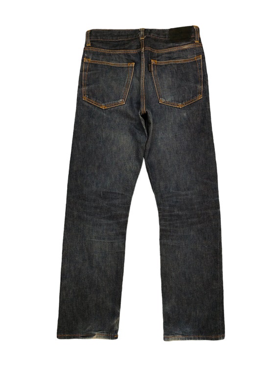 Maiden Noir Japan Slim Fit Selvedge Jeans Helmut Lang Style