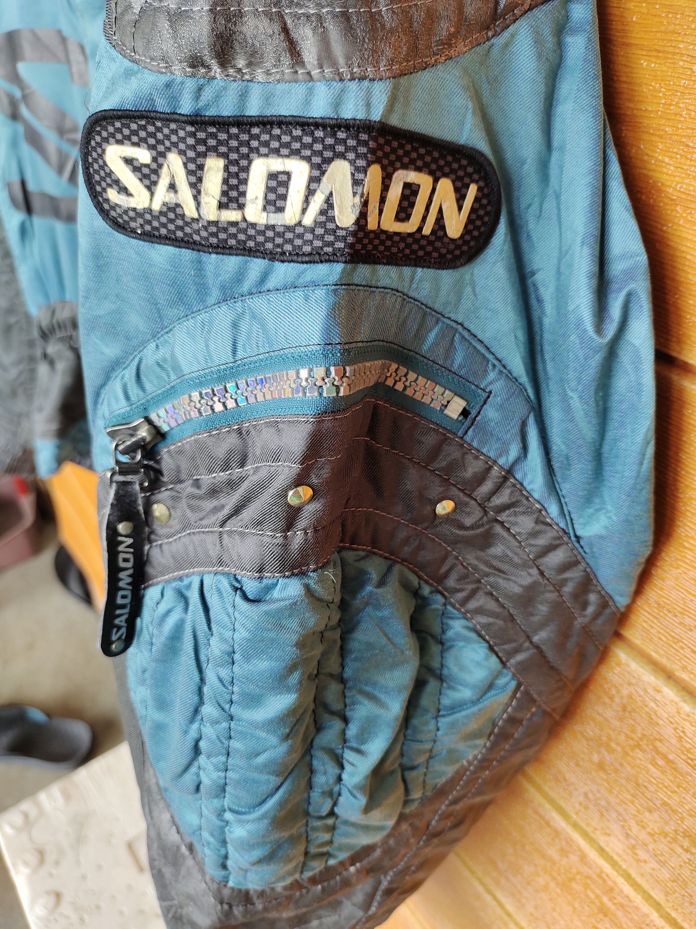 Vintage 90s SALOMON Colour Block Skies Jacket / Salomon Vintage 90s SALOMON Colour Block Skies Jacket / Salomon