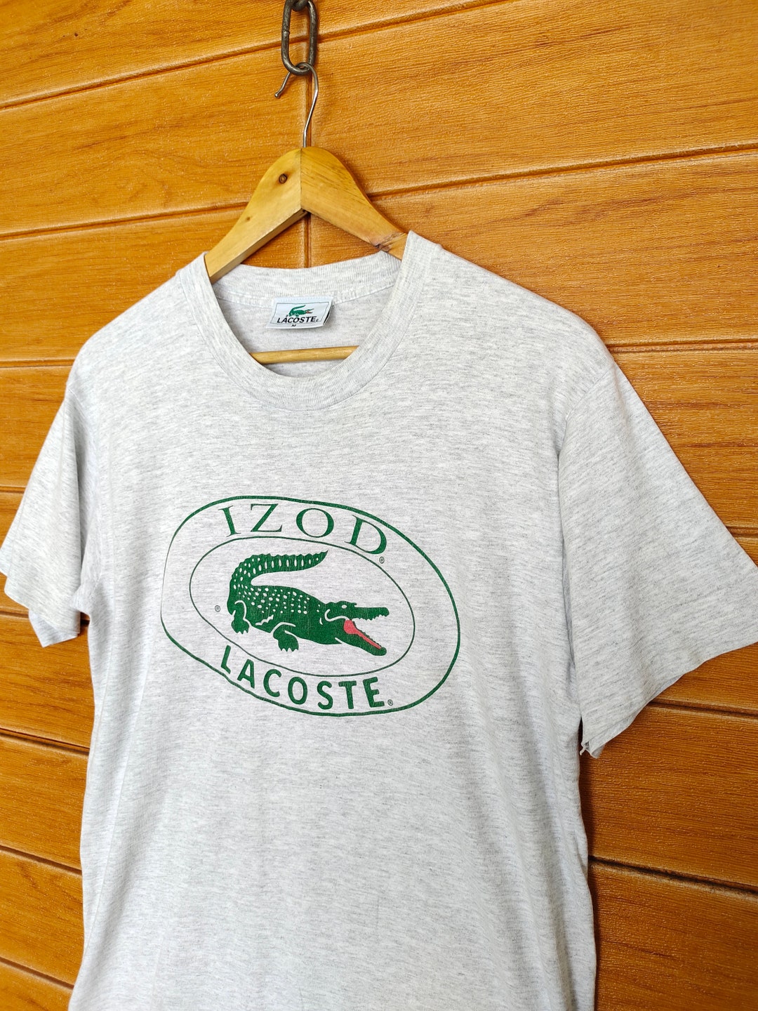 90s Izod Big Logo T Shirt / Size M - Etsy