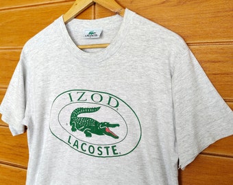 90s Izod Big Logo T Shirt / Size M - Etsy