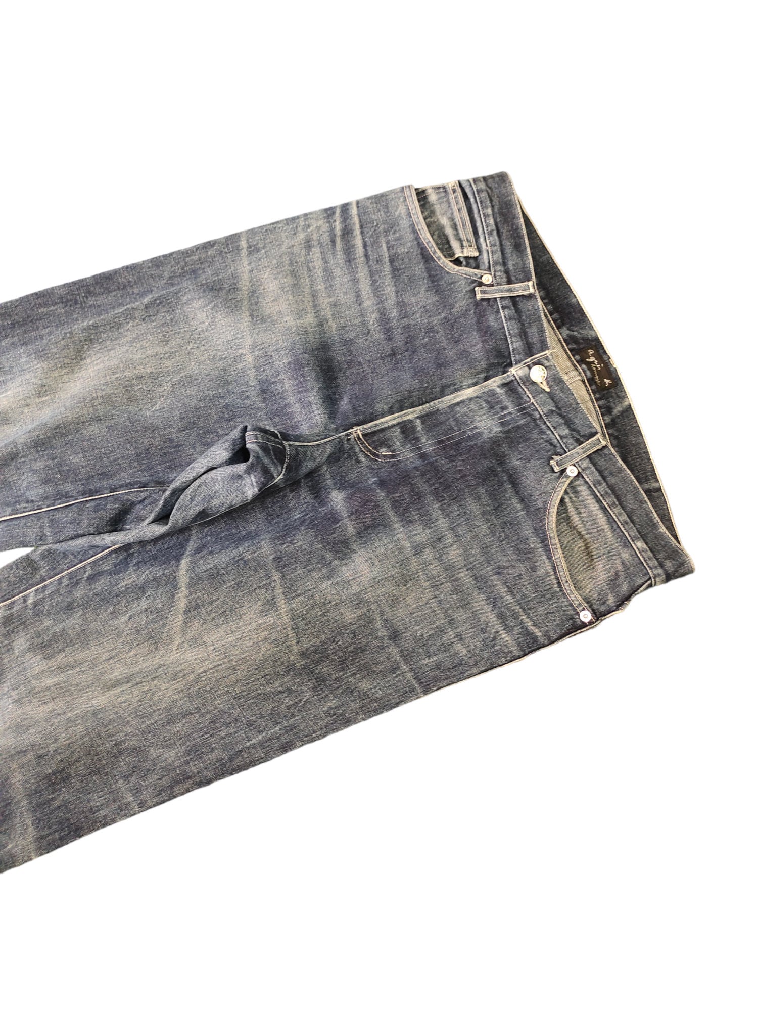 90s agnes b FRANCE wide denim