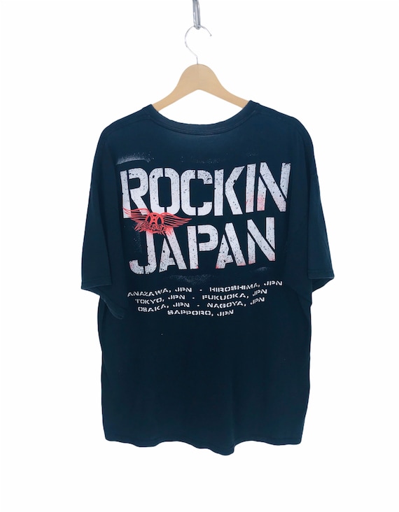 Vintage 2000s Aerosmith Japan Tour T-shirt (medium) - Etsy Israel