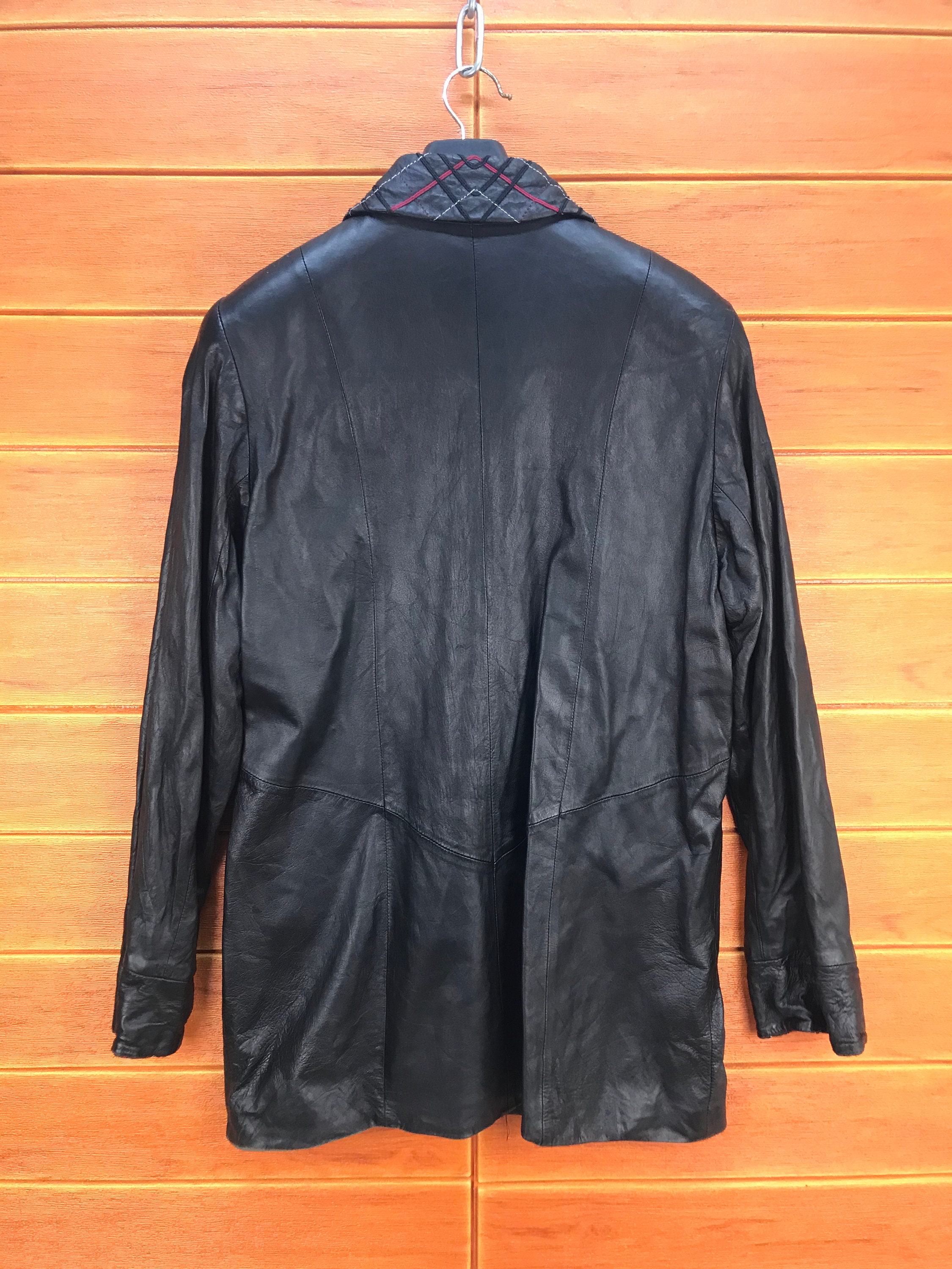 Vintage PIERRE BALMAIN PARIS Woman Leather Jacket / Size L Vintage PIERRE BALMAIN PARIS Woman Leather Jacket / Size L