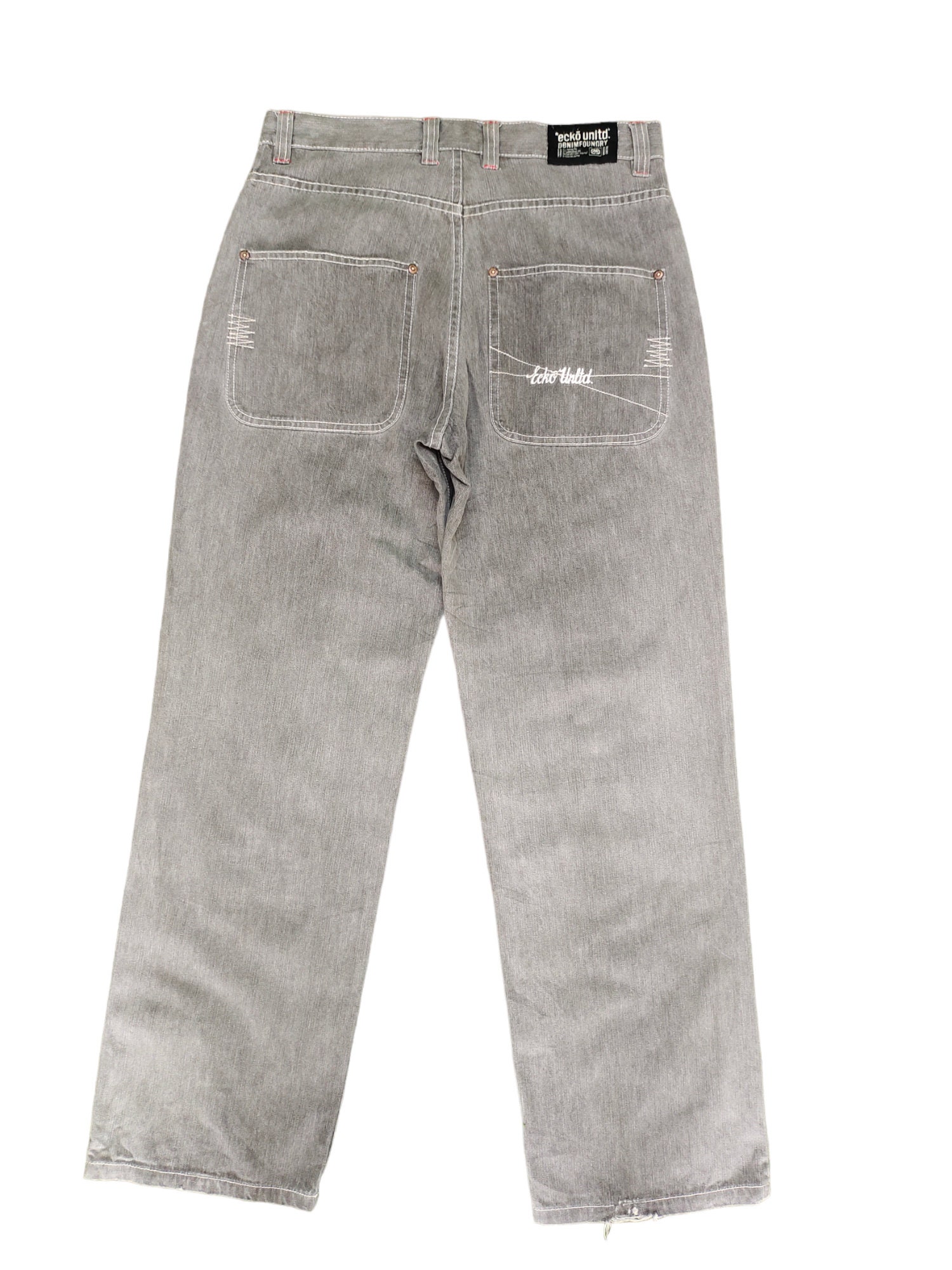 W32x28.5 Baggy Jeans Ecko Unltd. Loose 5 Pocket Wide Leg