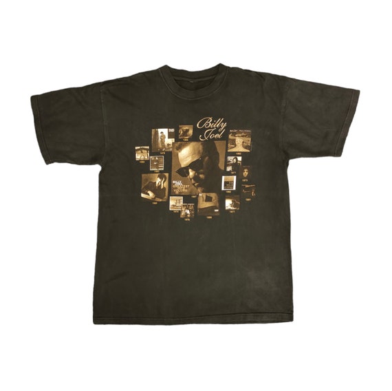 Vintage 90s Billy Joel Tour 1998-1999 Photo Albums T-shirt Size L