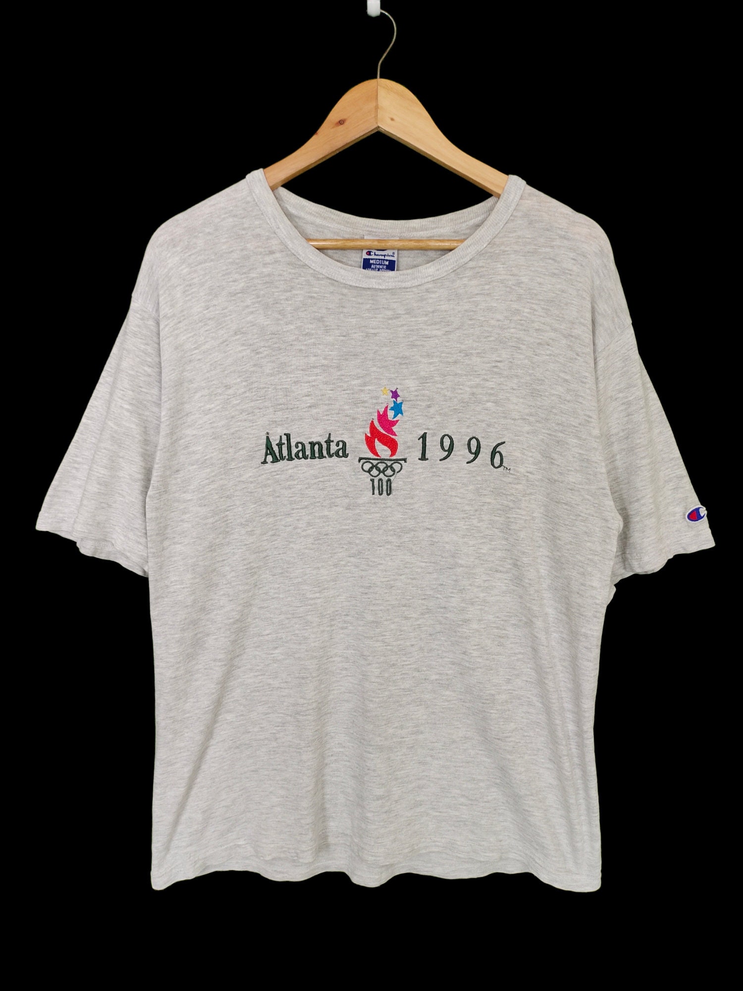 Vintage Champion Atlanta 1996 Olympic Games T-shirt / Size M
