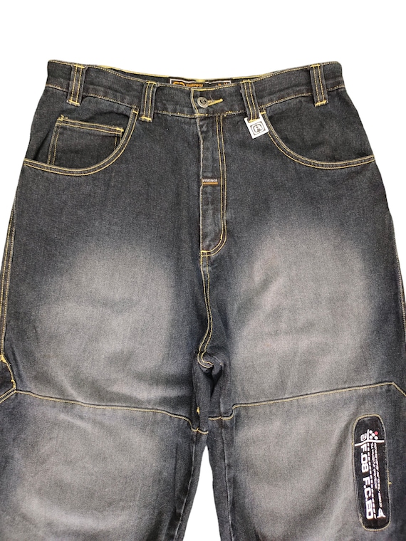 W33x28 Vintage Baggy Jeans Freaky Massive 808 Wide Leg Jeans W33x28 Vintage Baggy Jeans Freaky Massive 808 Wide Leg Jeans