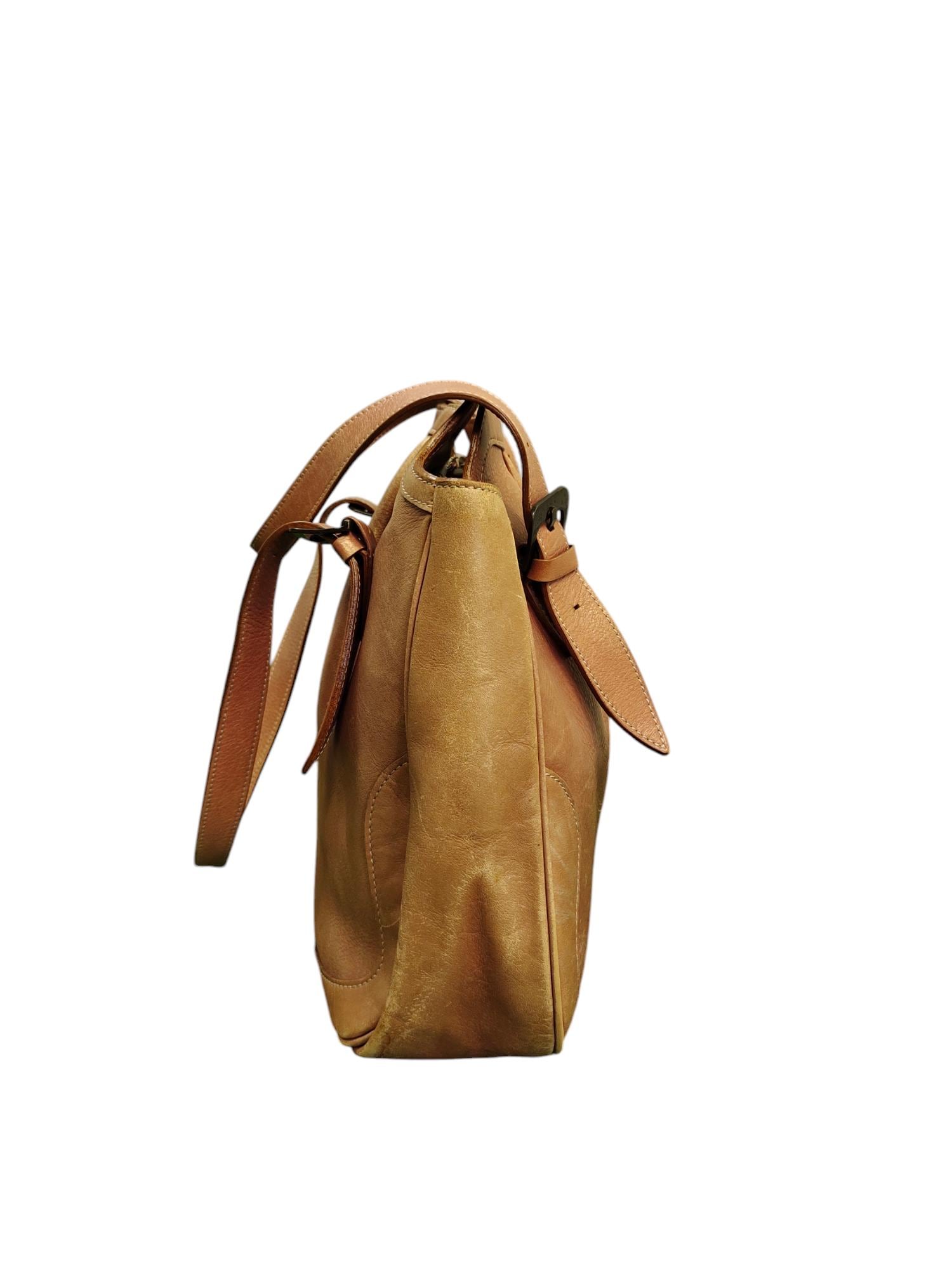 Vintage Sazaby Leather Shoulder Tote Bag - Patina Finish - Etsy