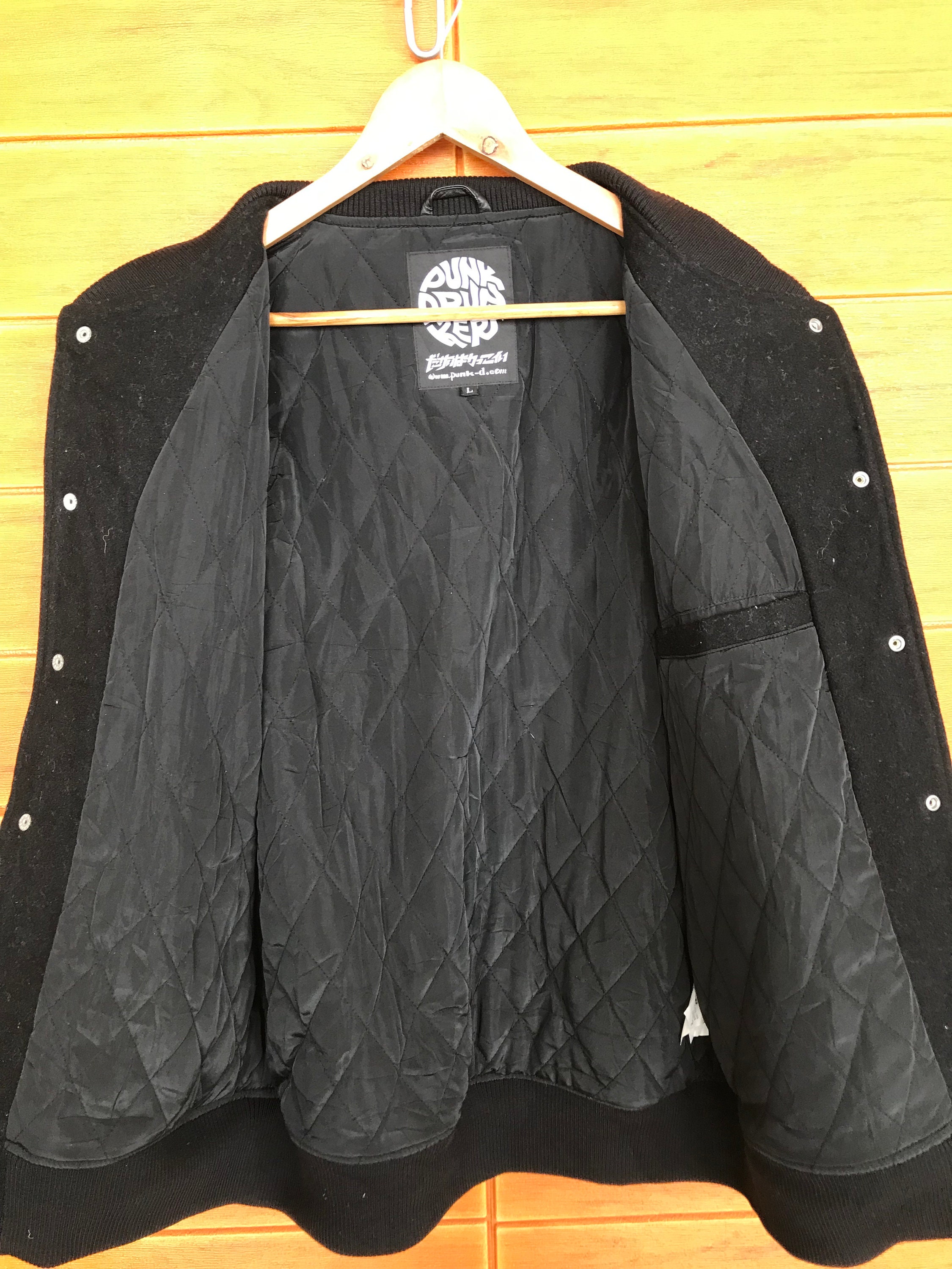 Vintage Punk Drunkers Varsity Jacket / Nice Design / Streetwear  display picture 1