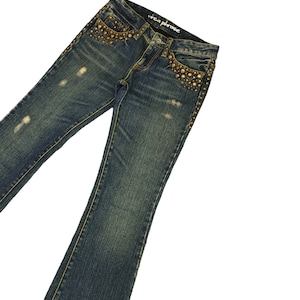 Hysteric Glamour Studded Jeans - Etsy