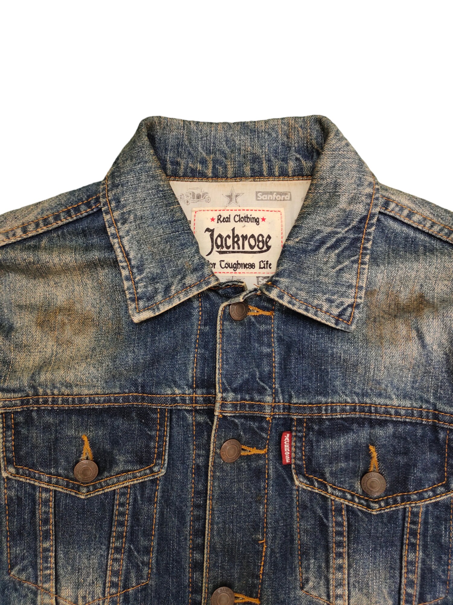 Vintage Japanese Brand Jackrose Type Three Trucker Denim Vintage Japanese Brand Jackrose Type Three Trucker Denim