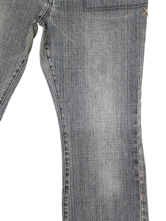 Tribal Embroidered Flare Jeans - Y2K Faded Bootcut - Waist 31 - Etsy