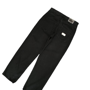 W34x32.5 Vintage Y2k Karl Kani Black Denim Baggy Pants Wide Leg Streetwear Vintage Hip Hop Rapper Jnco Dogtown Southpole Fubu Waist 34