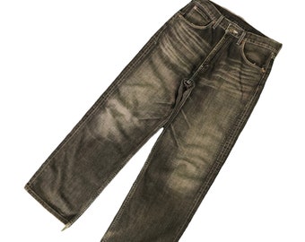 Baggy Jeans Levis 504 Distress Faded Wide Leg Denim Y2k Vintage Streetwear Hip Hop Rapper Jnco Dogtown Southpole Waist 31