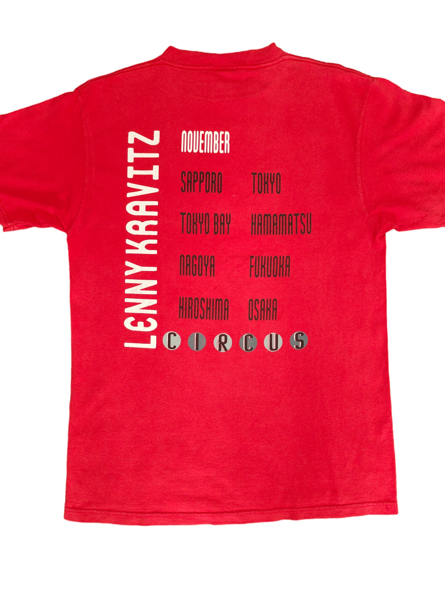 Vintage 90s Lenny Kravitz Circus Tour T-shirt Size L - Etsy Denmark